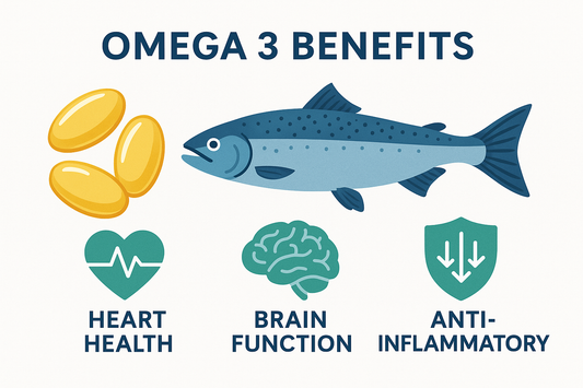 Omega 3 fatty acids benefits and sources infographic