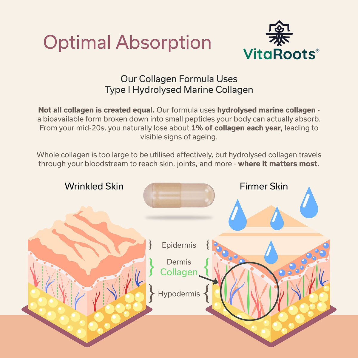 Vitaroots Inner Beauty Multivitamin Capsules