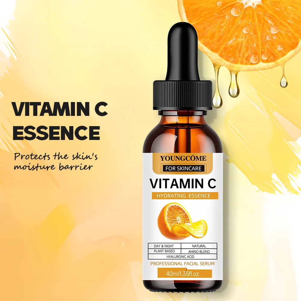 Suero hidratante con vitamina C - Esencia facial coreana para el cuidado de la piel
