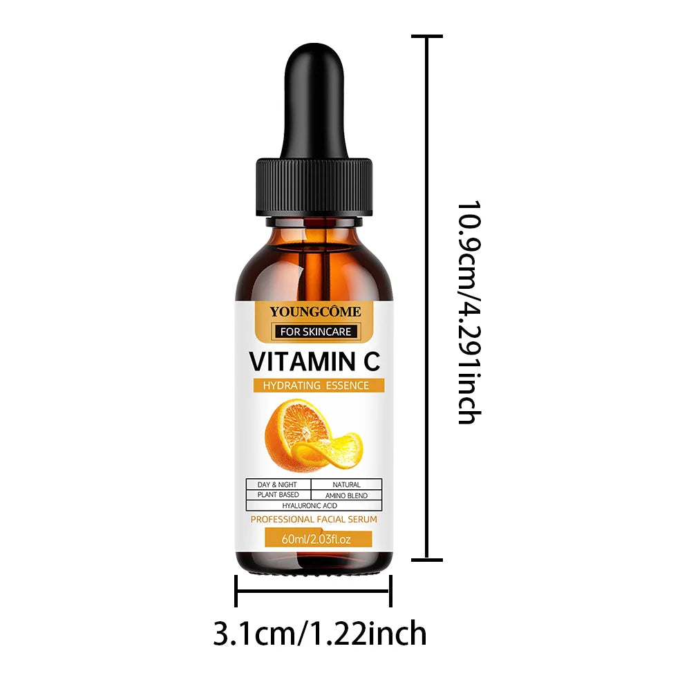 Suero hidratante con vitamina C - Esencia facial coreana para el cuidado de la piel
