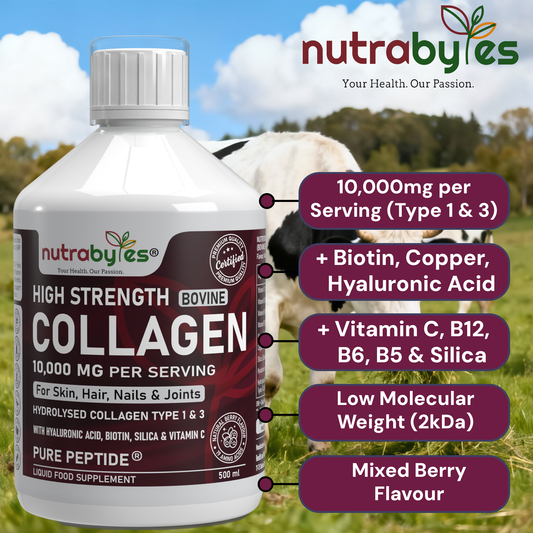 High Strength Liquid Bovine Collagen Supplement
