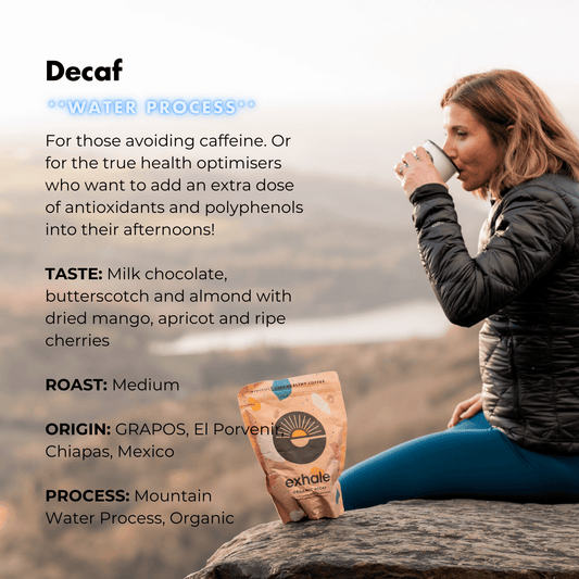 The Organic Decaf Coffee by Exhale