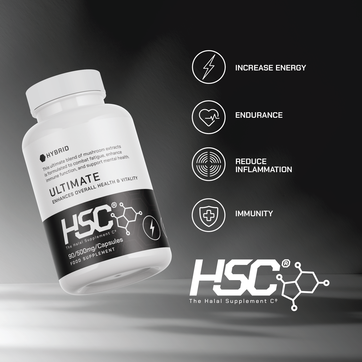 The Ultimate Mushroom Blend Capsules 500mg