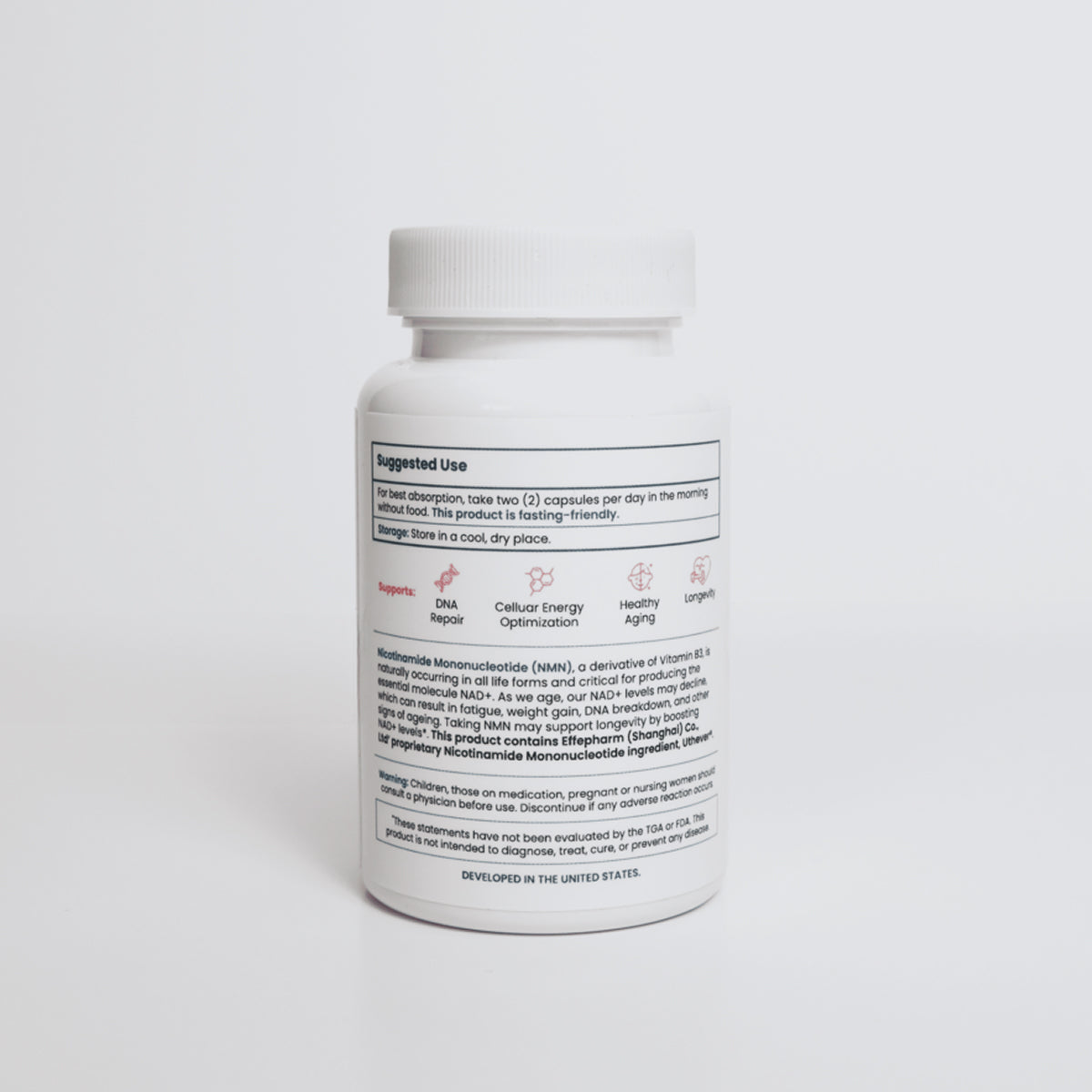 NMN NAD+ Booster Capsules 250mg — Lola Health