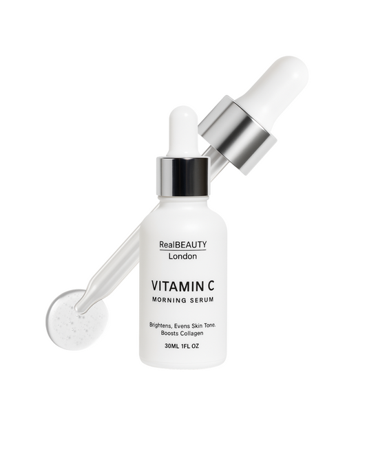 Real Beauty London Morning Vitamin C Serum – Brightening & Antioxidant Facial Serum