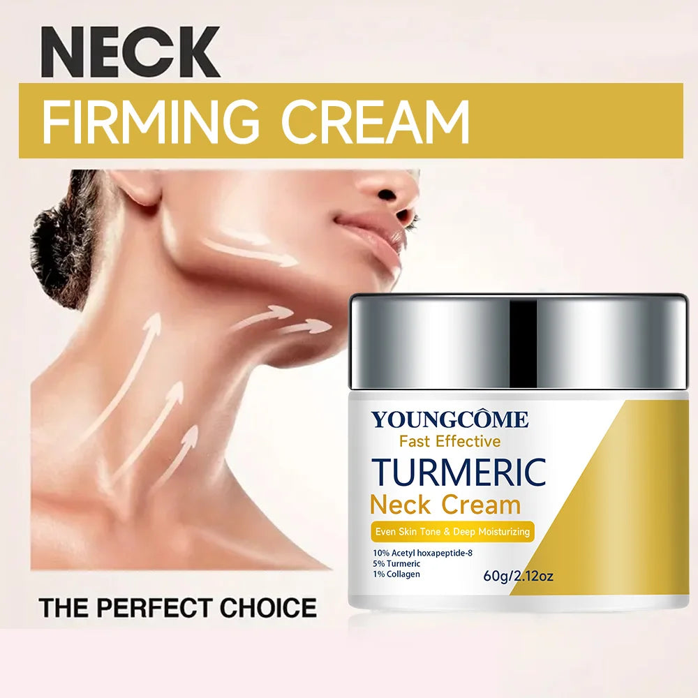 Crema de cúrcuma para el cuello con esencia combinada