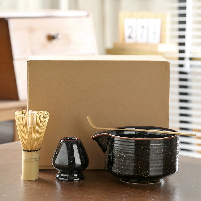 Juego de té matcha japonés: herramientas para la ceremonia del té