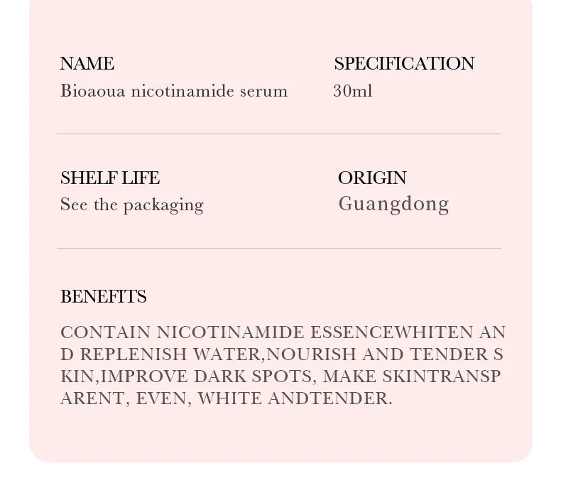 Sérum BIOAQUA con vitamina C, retinol y ácido hialurónico | Esencia facial premium
