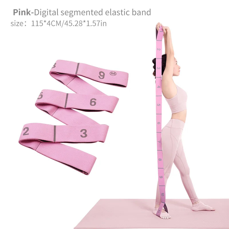 Banda elástica multibucle para yoga, danza y pilates