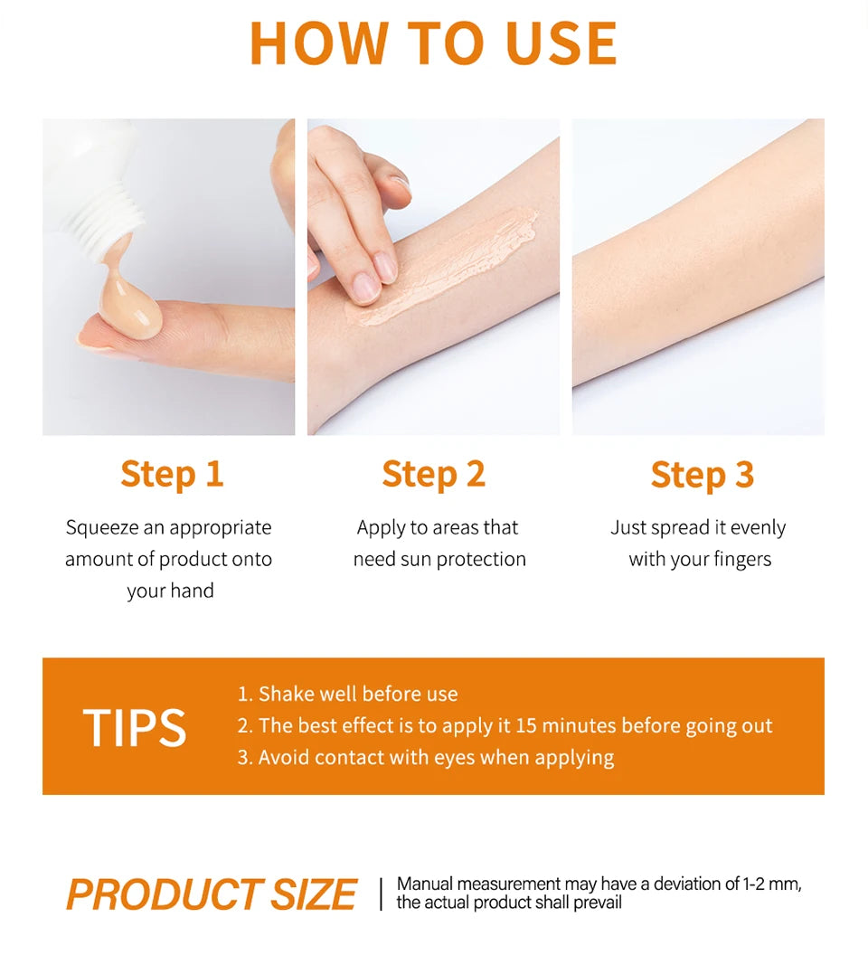 Protector solar hidratante con color FPS 40 con vitamina C - 40 ml