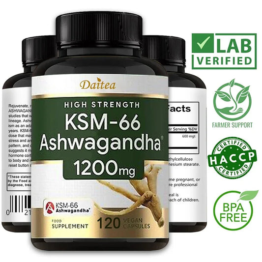 KSM-66 Ashwagandha Extract Capsules 1200mg
