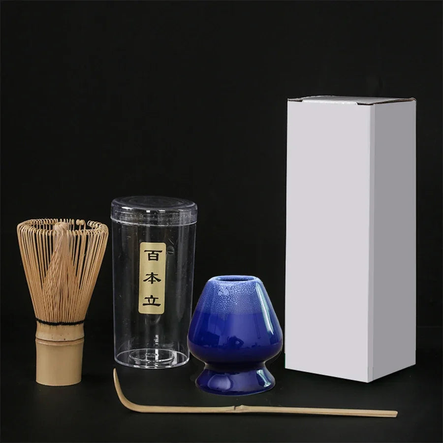 Juego de cepillo para remover té matcha
