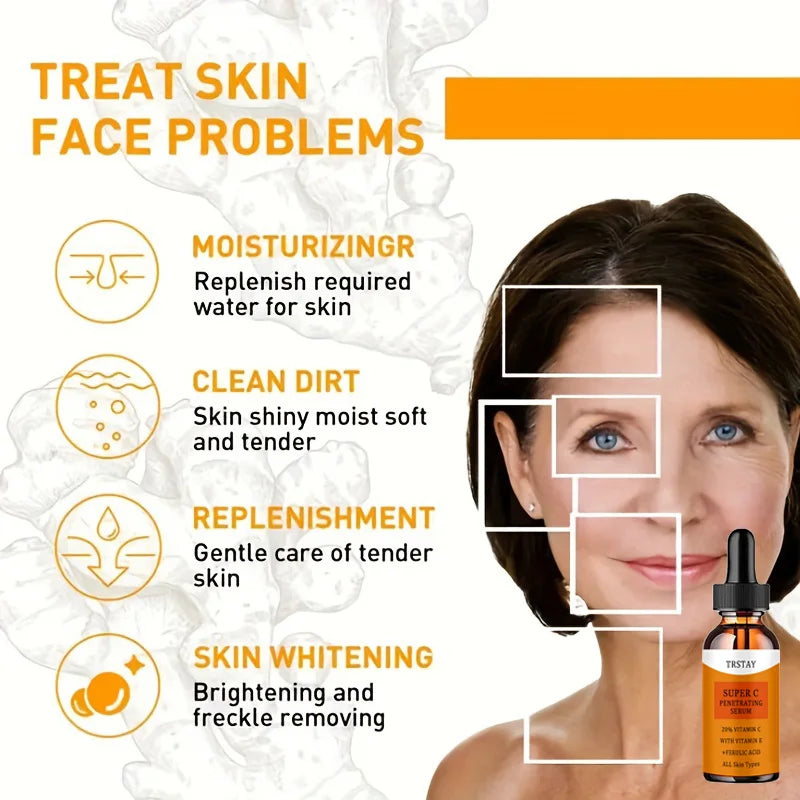 Sérum de vitamina C al 20 % con vitamina E (5 ml) - Producto para el cuidado de la piel