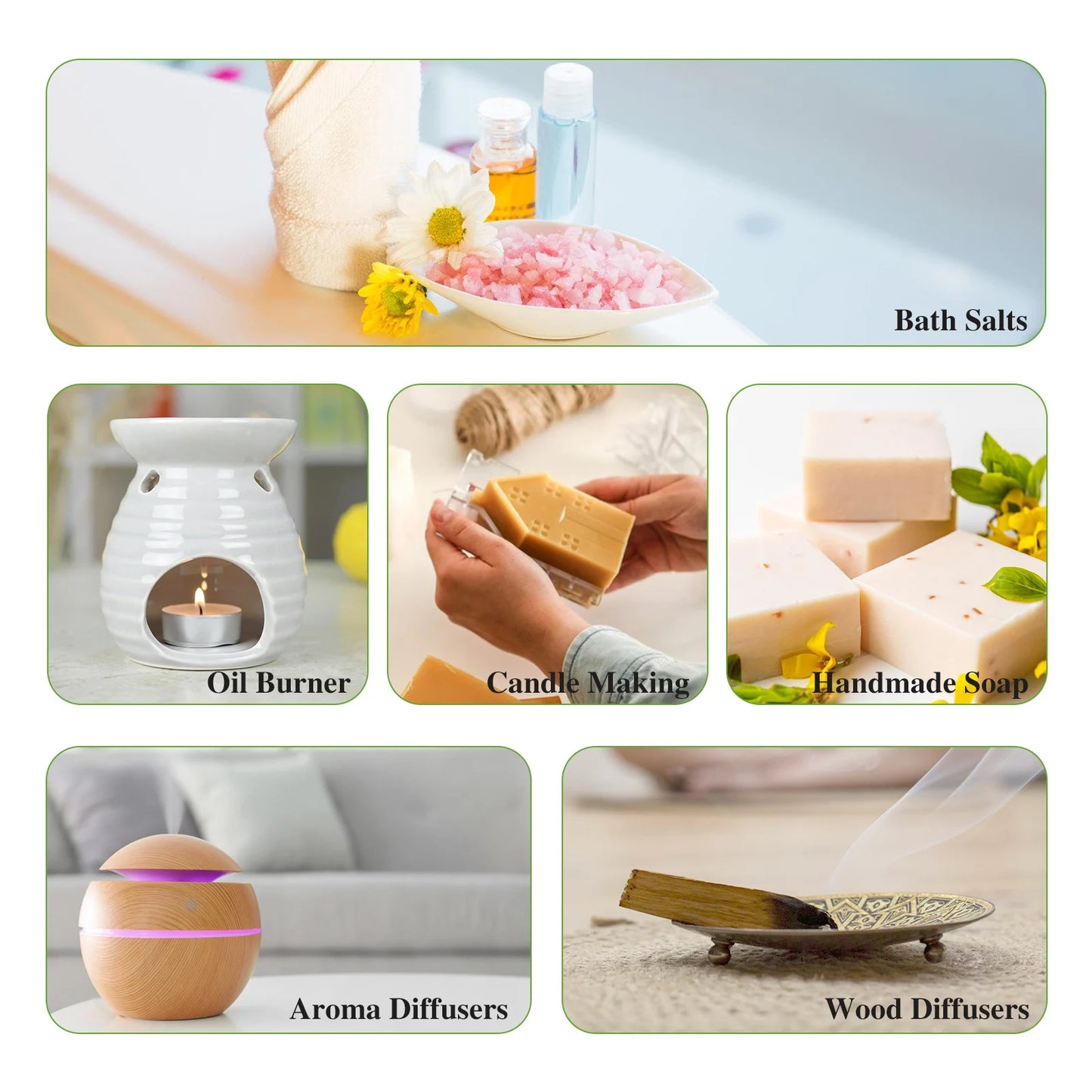 Colección de aceites aromáticos - 100 ml multifragancia