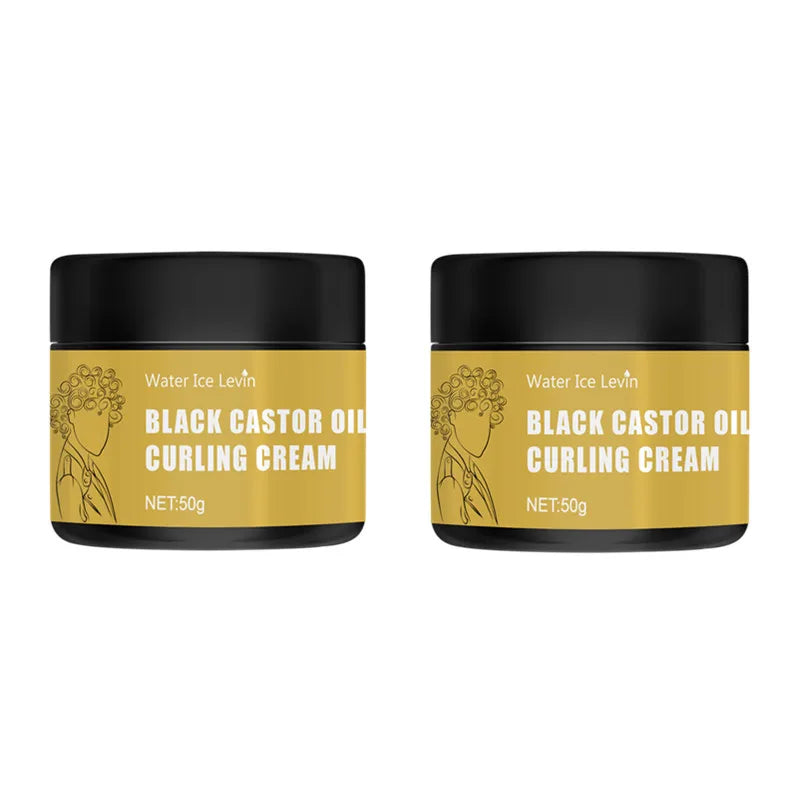 Aceite de ricino negro para cabello rizado - Cuidado capilar para hombres y mujeres