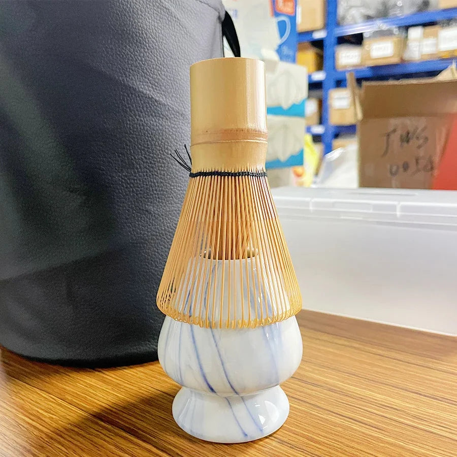 Juego de cepillo para remover té matcha