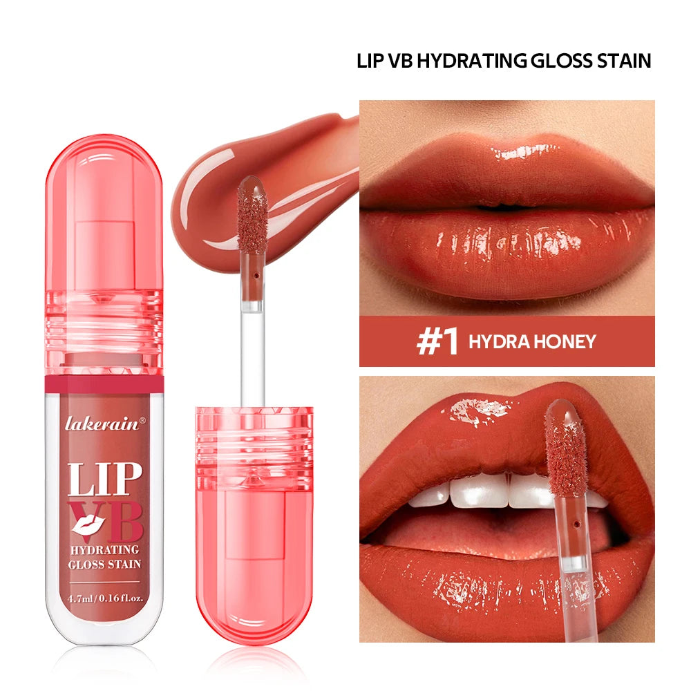 Brillo labial hidratante con vitamina B - Maquillaje Glossy Lip Glaze
