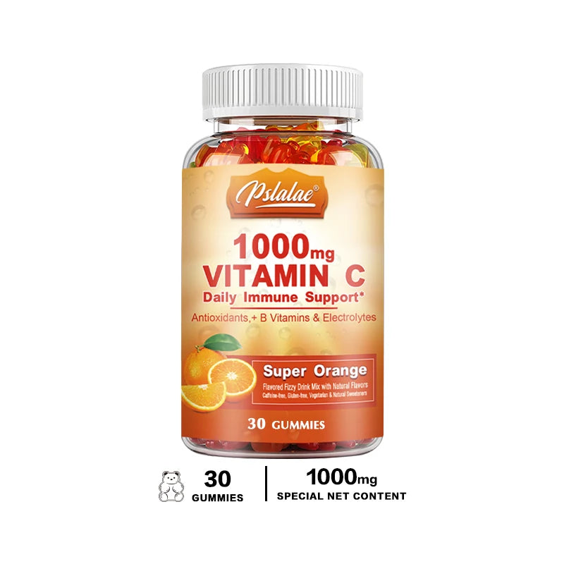 Gomitas de vitamina C con sabor a naranja