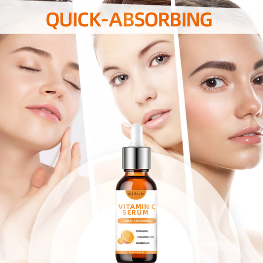 Vitamin C Serum with Hyaluronic Acid - Fast-Absorbing Formula