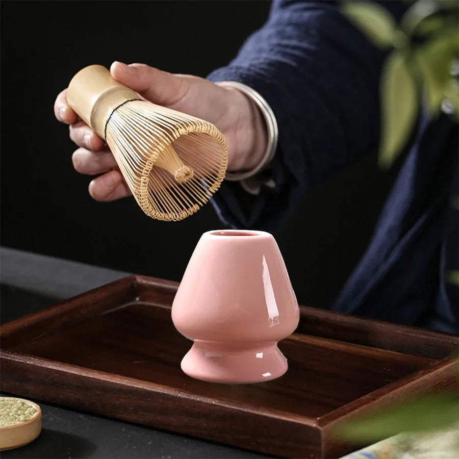 Juego de cepillo para remover té matcha