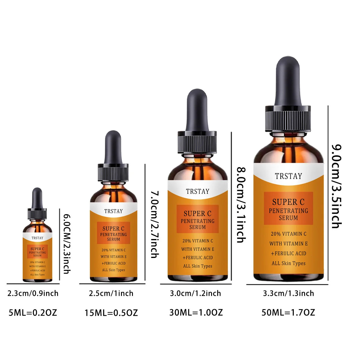 Sérum de vitamina C al 20 % con vitamina E (5 ml) - Producto para el cuidado de la piel