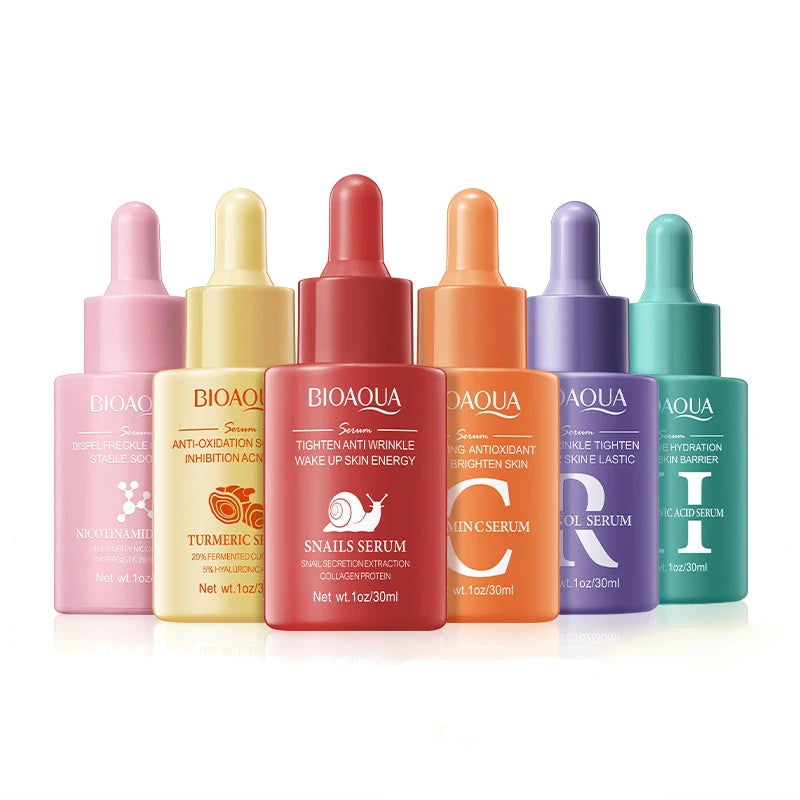 Sérum BIOAQUA con vitamina C, retinol y ácido hialurónico | Esencia facial premium