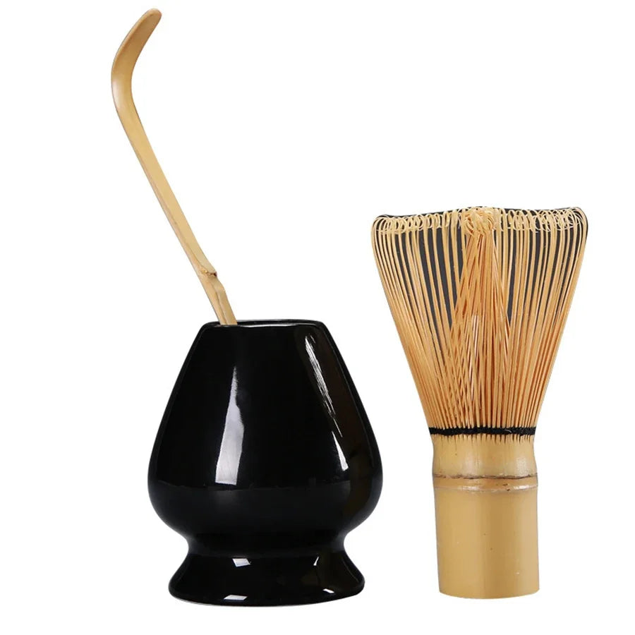 Juego de cepillo para remover té matcha