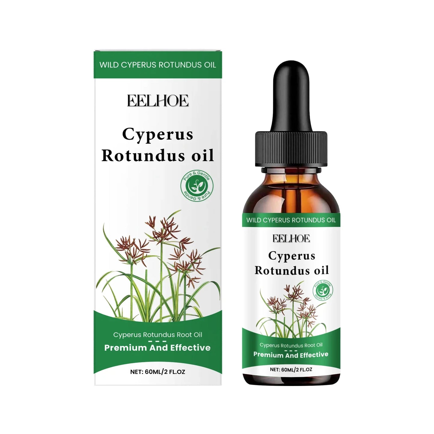 Aceite de Cyperus rotundus 60 ml - Aceite natural para el cuidado del cabello