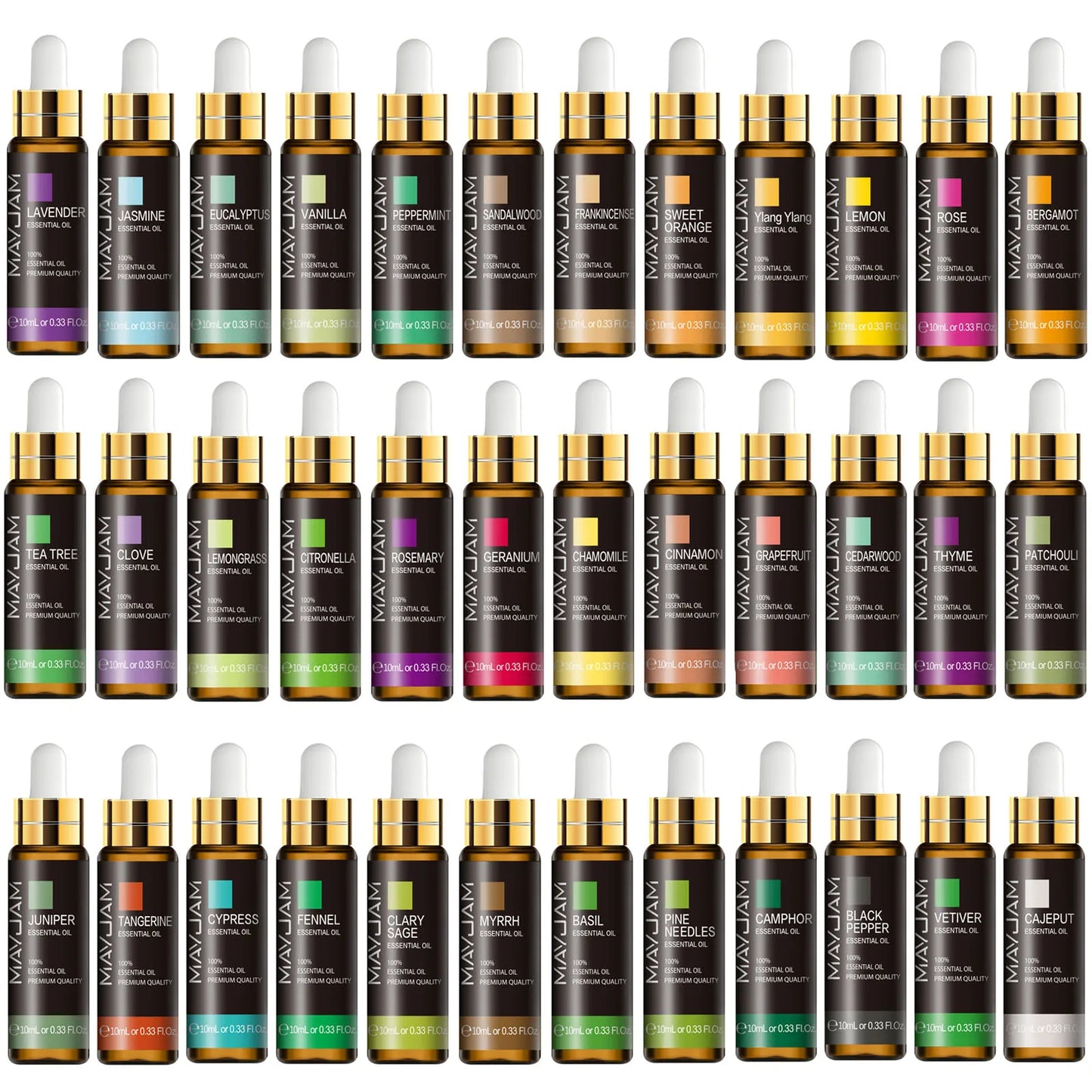 Set de aceites esenciales - Colección multifragancia de 100 ml