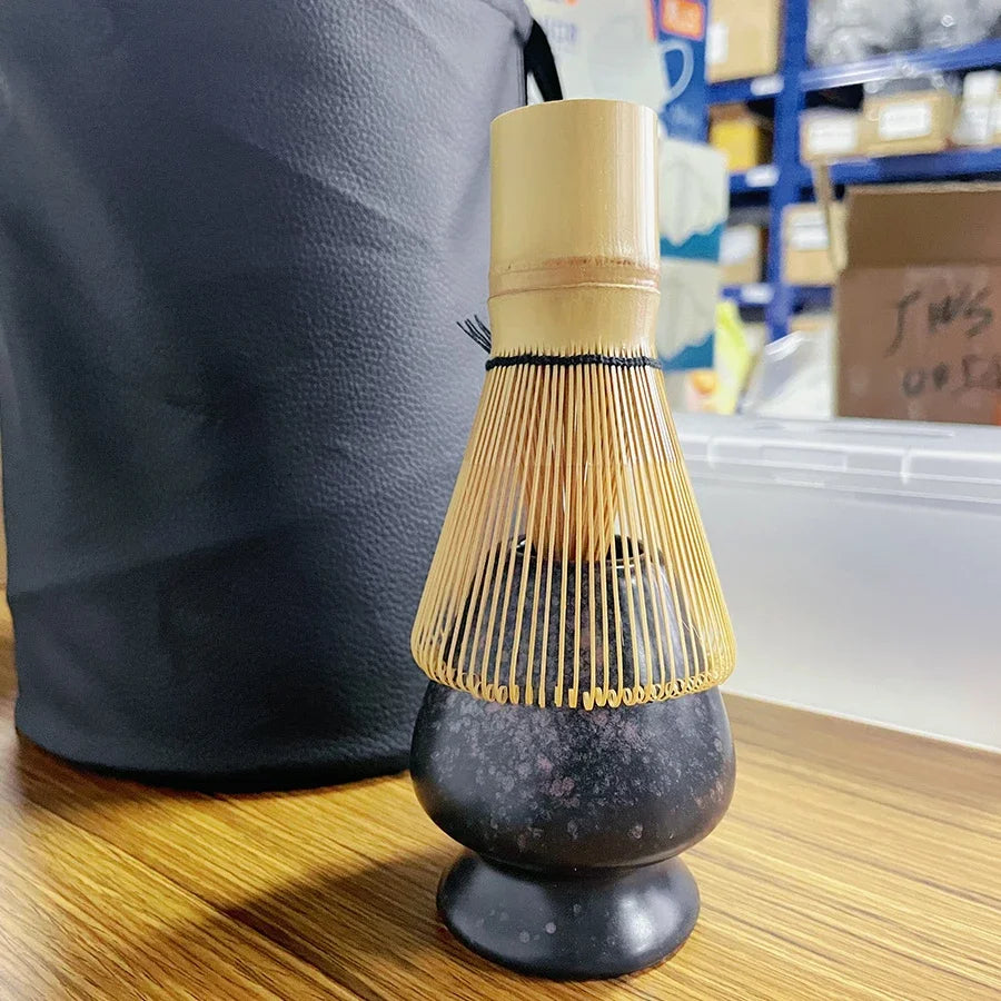 Juego de cepillo para remover té matcha