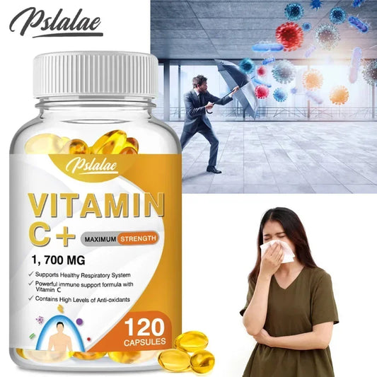 Vitamin C 1700mg supplement packaging - comprehensive vitamin blend