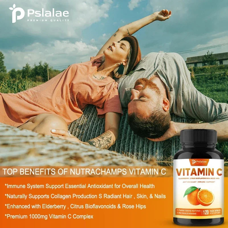 Suplemento de vitamina C con saúco