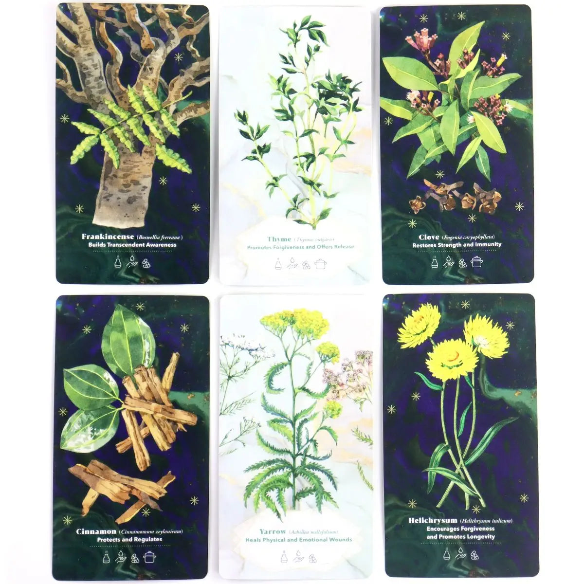 Baraja de aceites esenciales para la curación: 52 cartas para el cuerpo, la mente y el espíritu