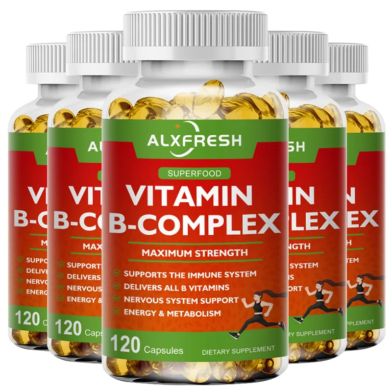 Complejo completo de vitamina B - 120 cápsulas