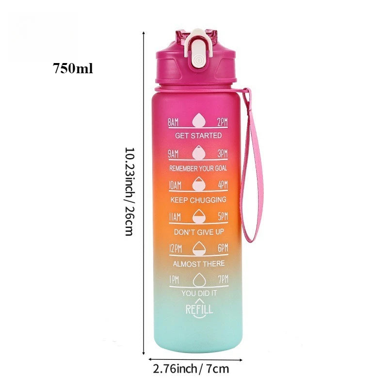 Botella de agua de plástico de 750 ml - Calidad profesional