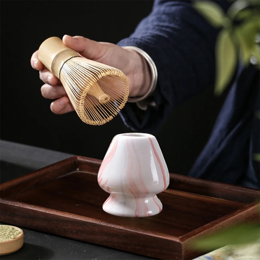 Juego de cepillo para remover té matcha