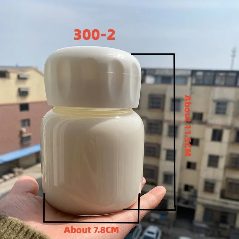 Botella de agua de vidrio con marcador de tiempo - Gran capacidad 300-1000 ml
