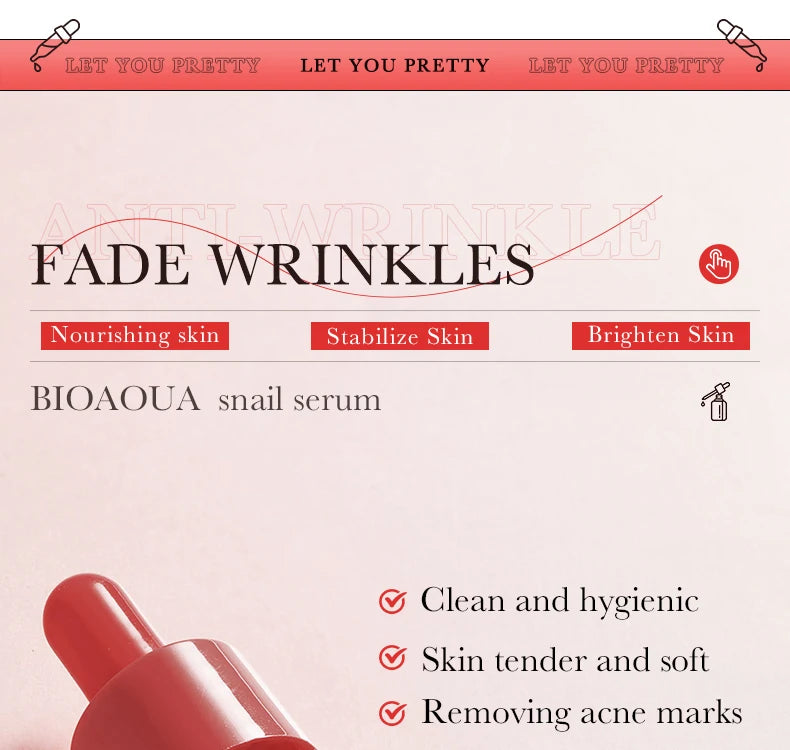 Sérum BIOAQUA con vitamina C, retinol y ácido hialurónico | Esencia facial premium