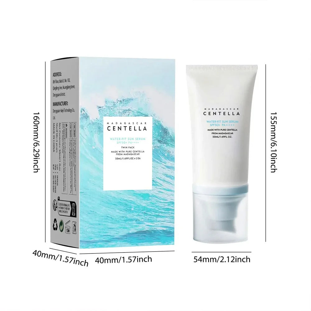 Protector solar facial FPS 50+ con centella - 50 ml