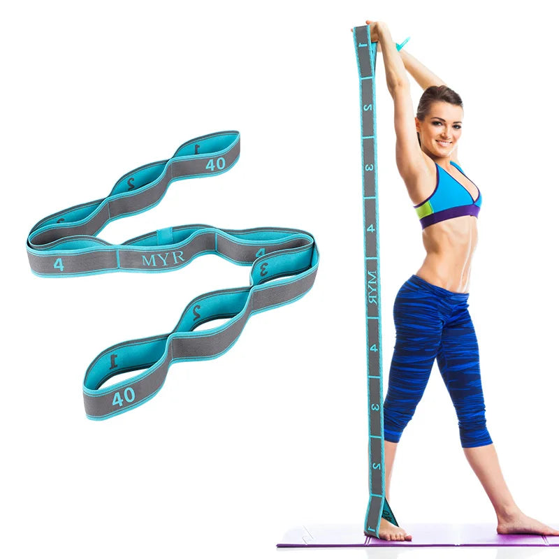 Banda elástica multibucle para yoga, danza y pilates