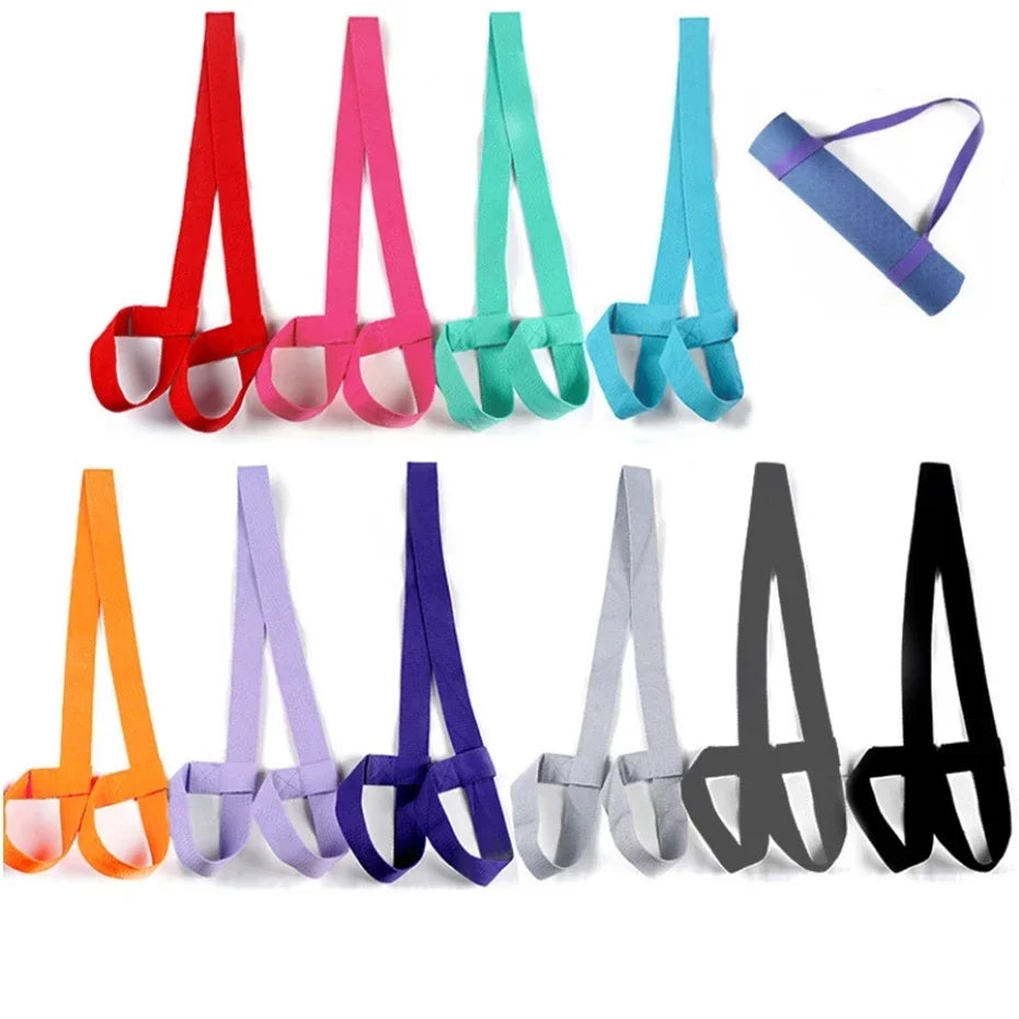 Correa de transporte ajustable para esterilla de yoga - Bandolera para colchonetas de ejercicio