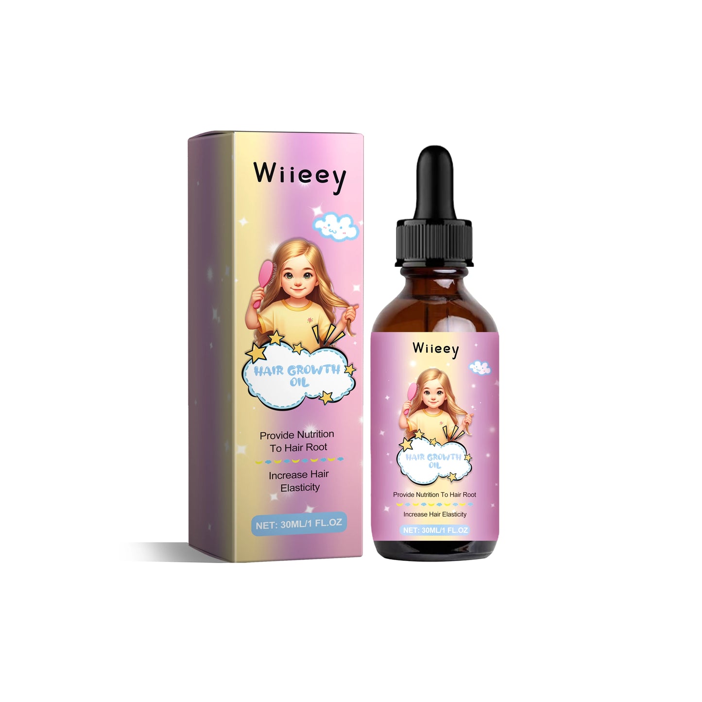 Aceite capilar con vitamina E (30 ml) - Aceite esencial para el cuidado del cabello