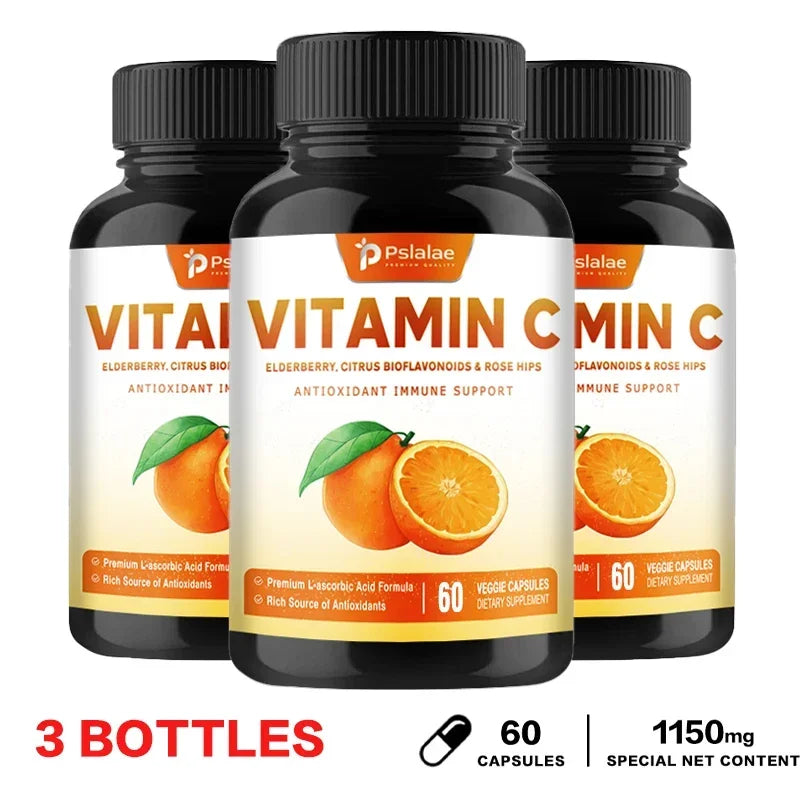 Suplemento de vitamina C con saúco