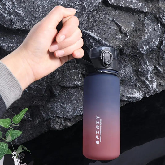 1 Litre Sports Water Bottle - Gradient Color, Portable, Leak Proof