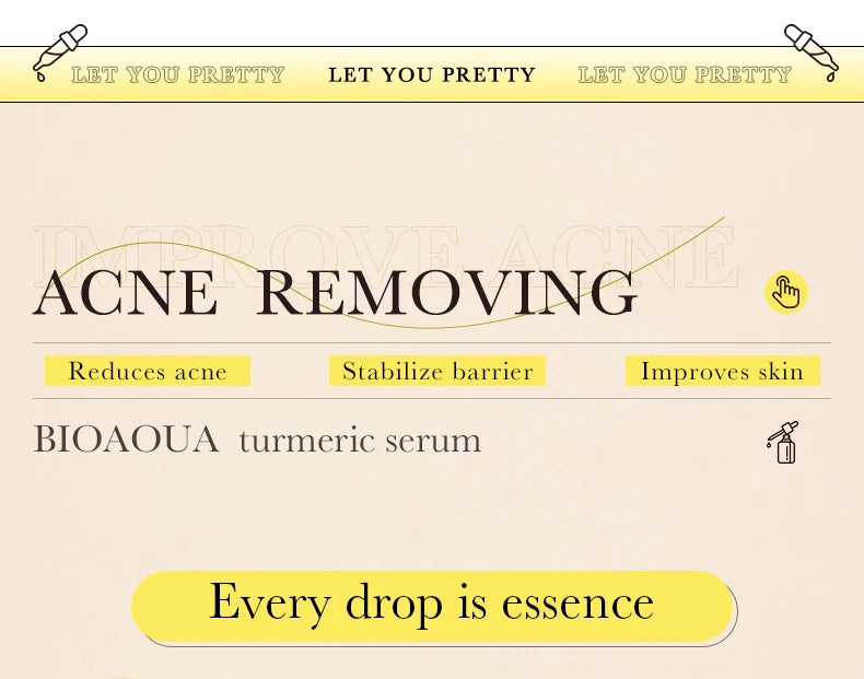 Sérum BIOAQUA con vitamina C, retinol y ácido hialurónico | Esencia facial premium
