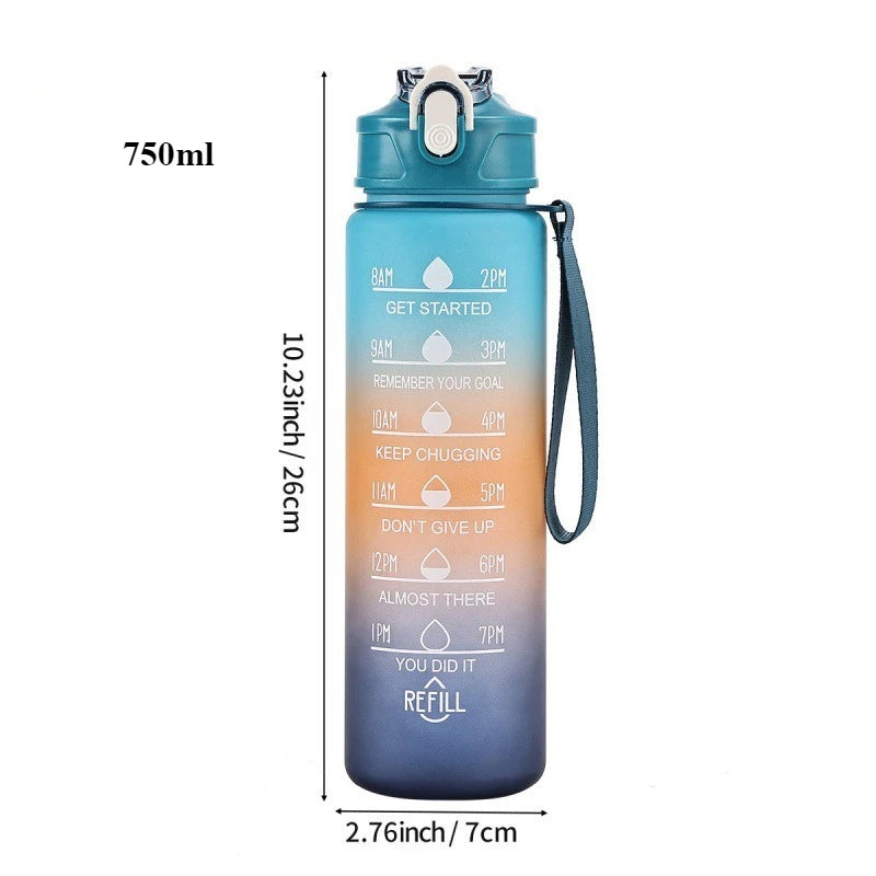 Botella de agua de plástico de 750 ml - Calidad profesional