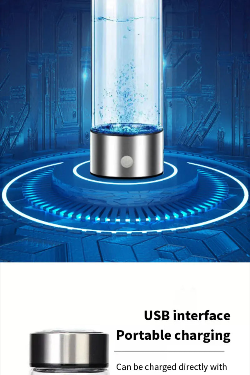 Generador portátil de agua con hidrógeno