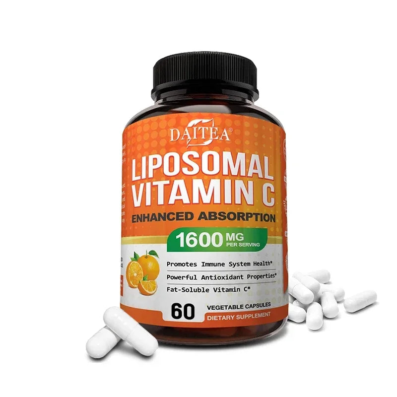 Cápsulas de vitamina C liposomal - 60 unidades