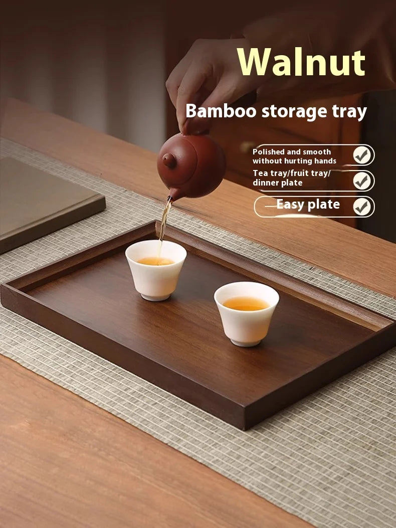 Bandeja de té de bambú - Bandeja para servir