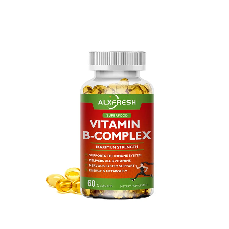 Complejo completo de vitamina B - 120 cápsulas